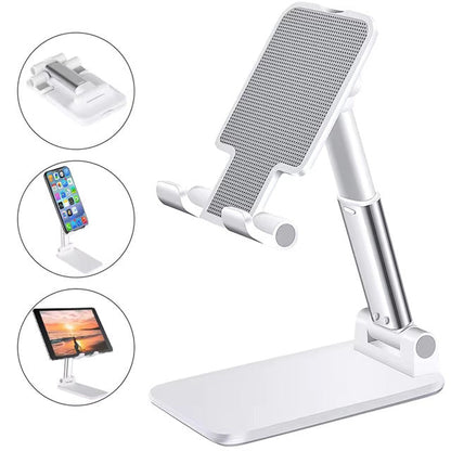 Soporte Plegable Universal para Móviles y Tabletas, Ajustable para iPhone, iPad y Otros Dispositivos