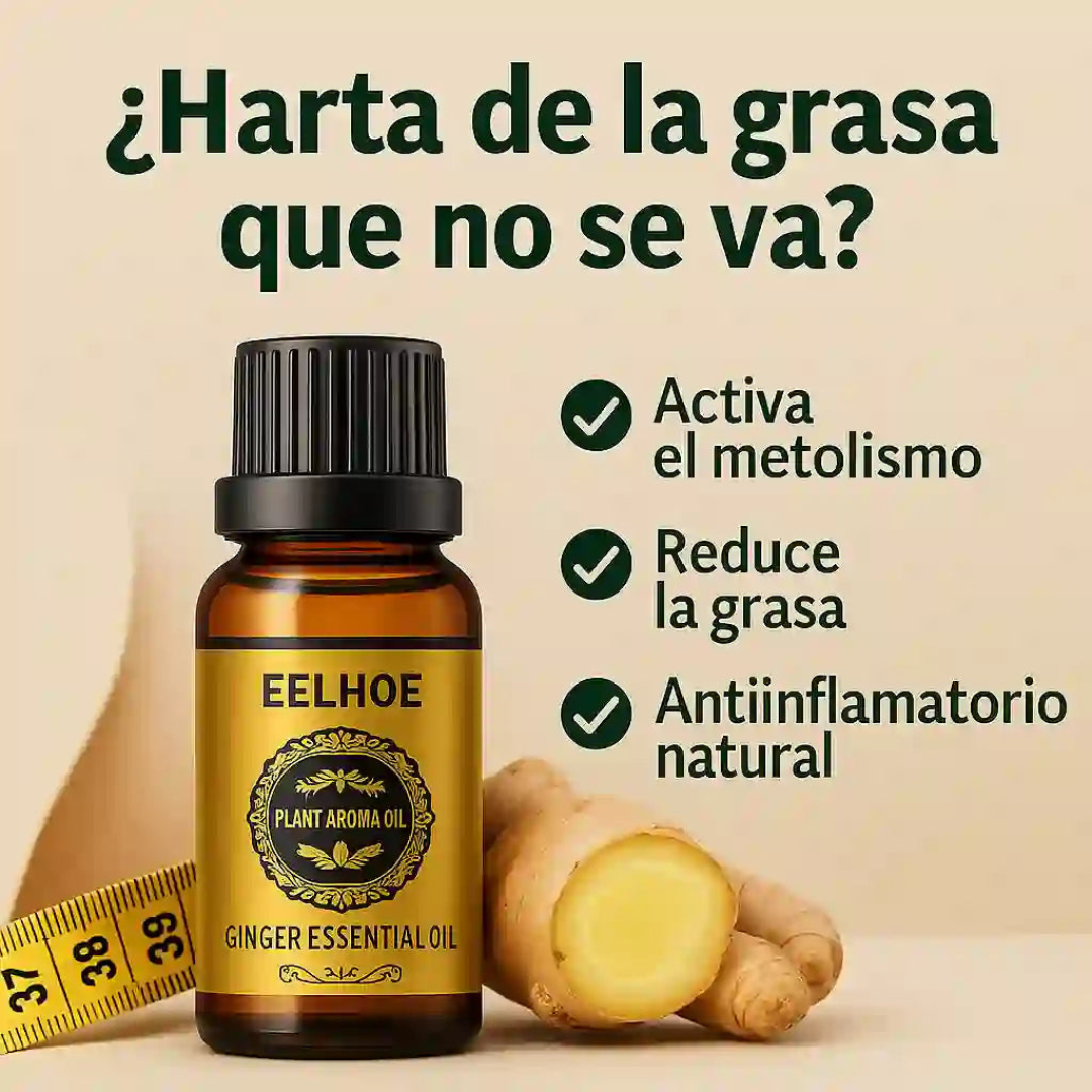 1+1 GRATIS | GingerThin™ -Aceite de Jengibre Adelgazante (EELHOE)-Chumita Shop.