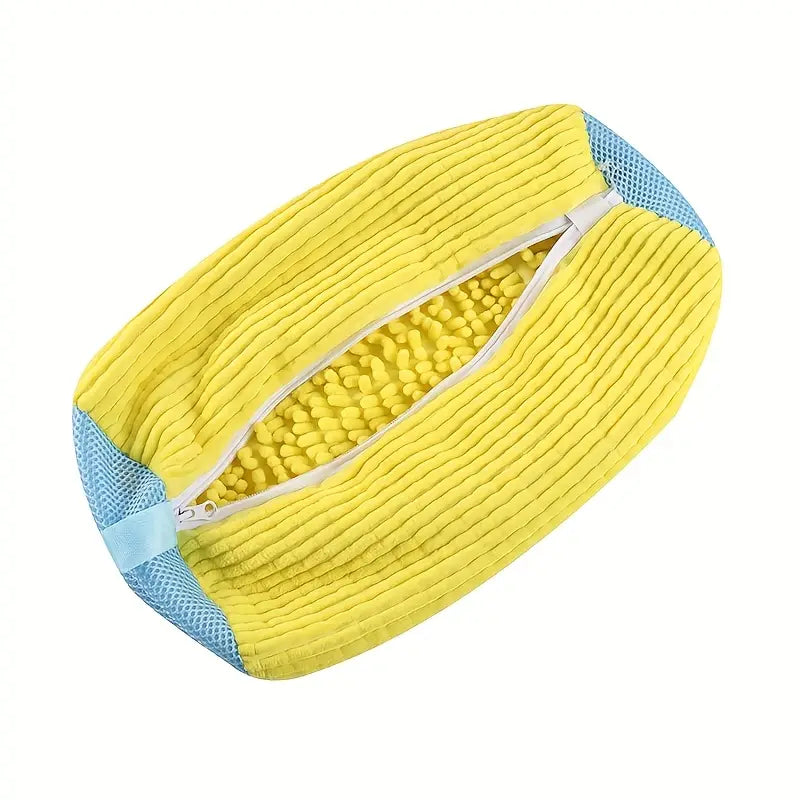 🧼 Bolsas para Lavar Zapatillas en Lavadora (Pack de 2) – Amarillo