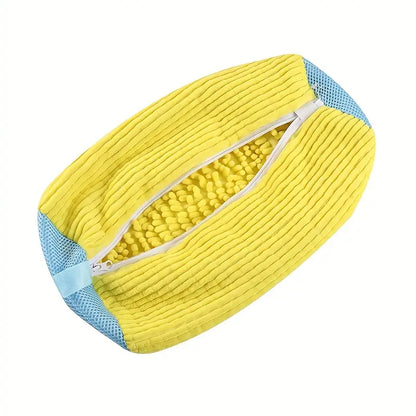 🧼 Bolsas para Lavar Zapatillas en Lavadora (Pack de 2) – Amarillo