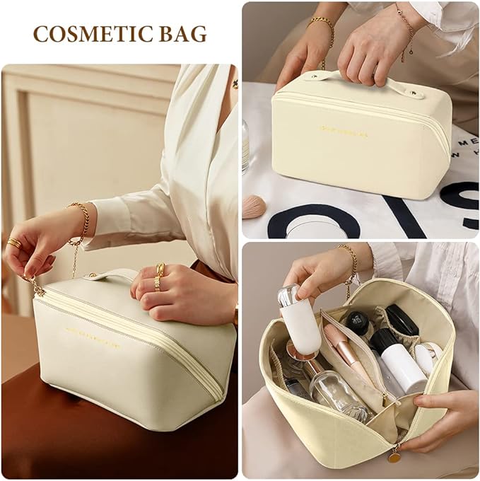 Bolsa de Cosméticos y Maquillaje Multifuncional de Gran Capacidad