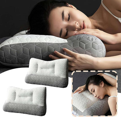 Almohada: la única almohada viscoelástica del mercado con soporte para la curvatura del cuello.