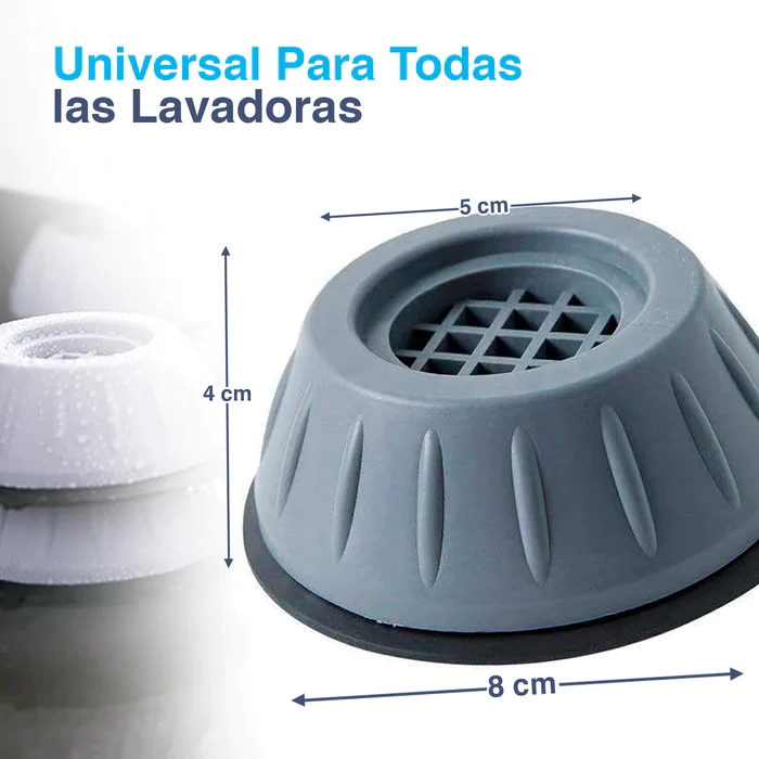 SOPORTE ANTI-VIBRACIÓN PARA LAVADORAS Y SECADORA (4piezas)