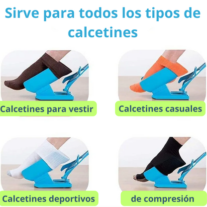 SockEase: Kit Fácil De Poner Y Quitar Calcetines Y Sacar Zapatos, Sin Dolor Sin Doblarse, Estirarse O Apretar