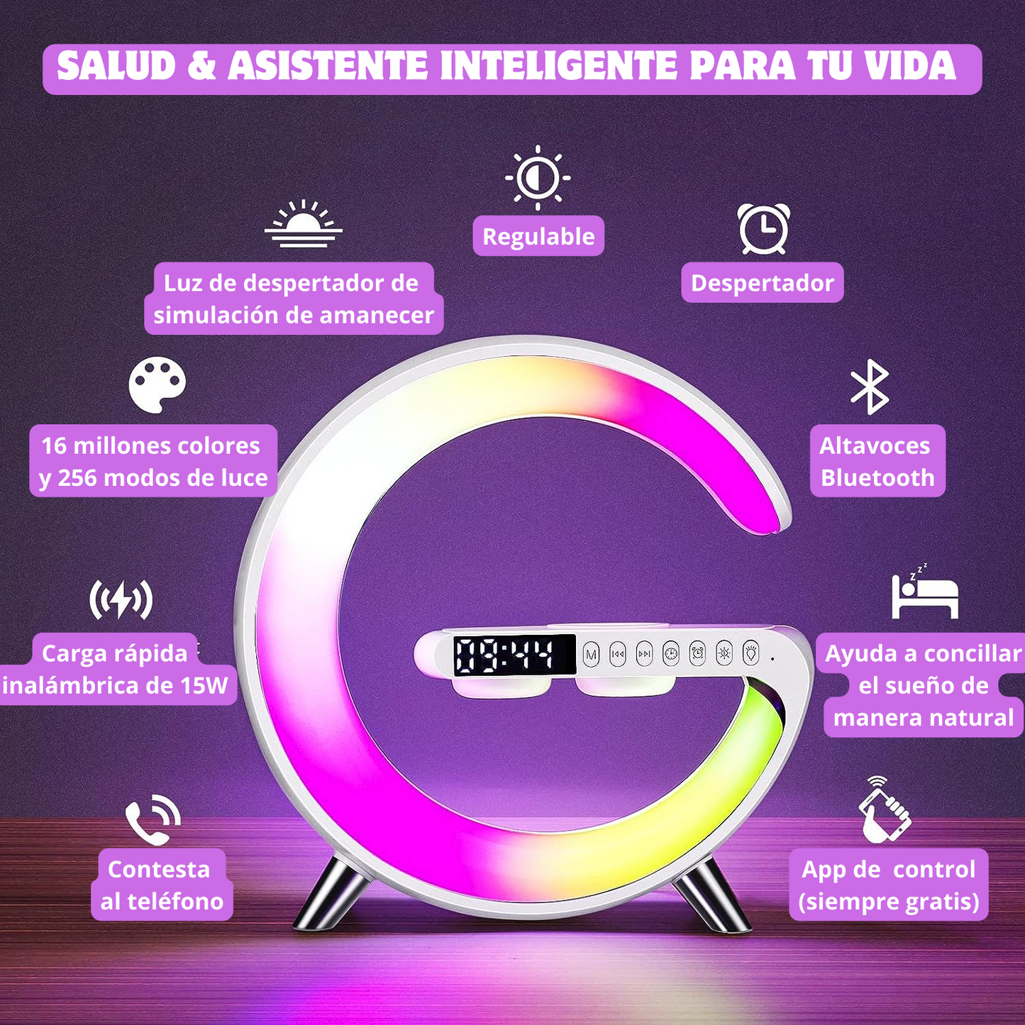 Lámpara LED inteligente