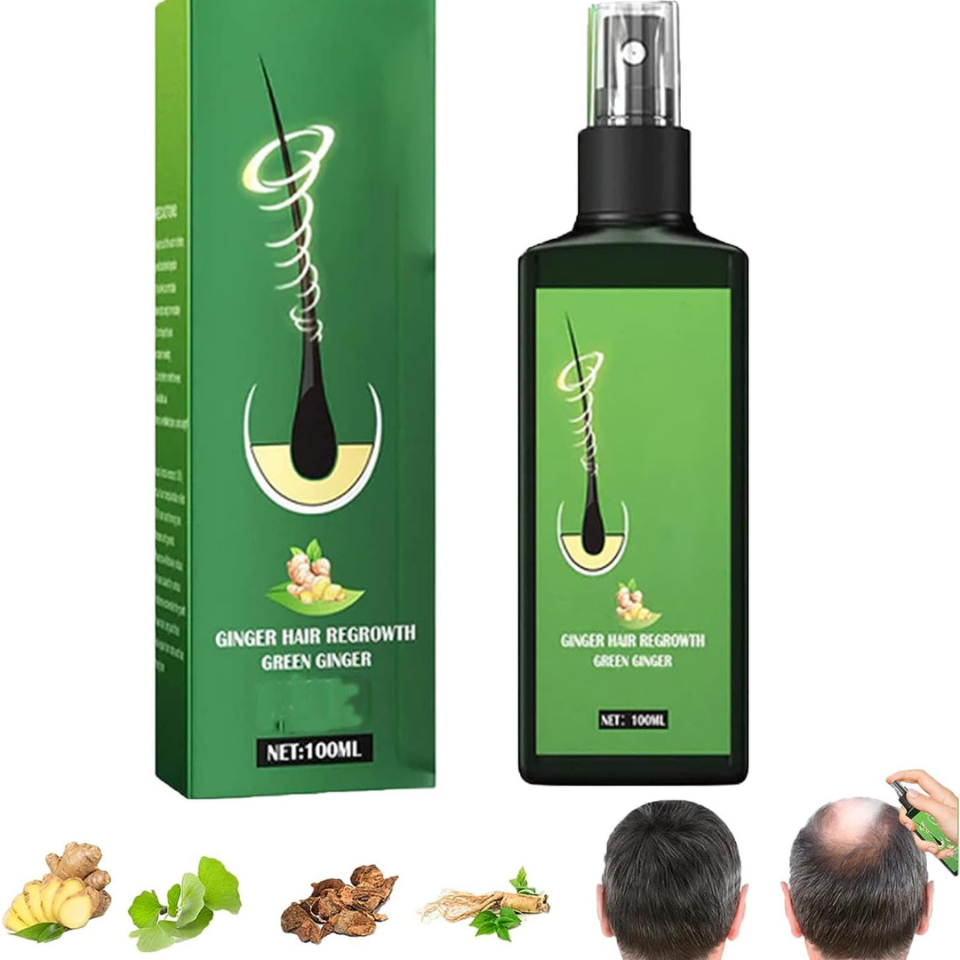 1+1 GRATIS | Growzy™ - Spray con base de jengibre para el Crecimiento del Cabello-Chumita Shop.
